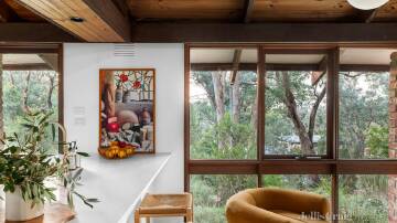 Forget Mid-Century, '70s style interiors such as in this Hurstbridge home is back in favour. Pic: Supplied